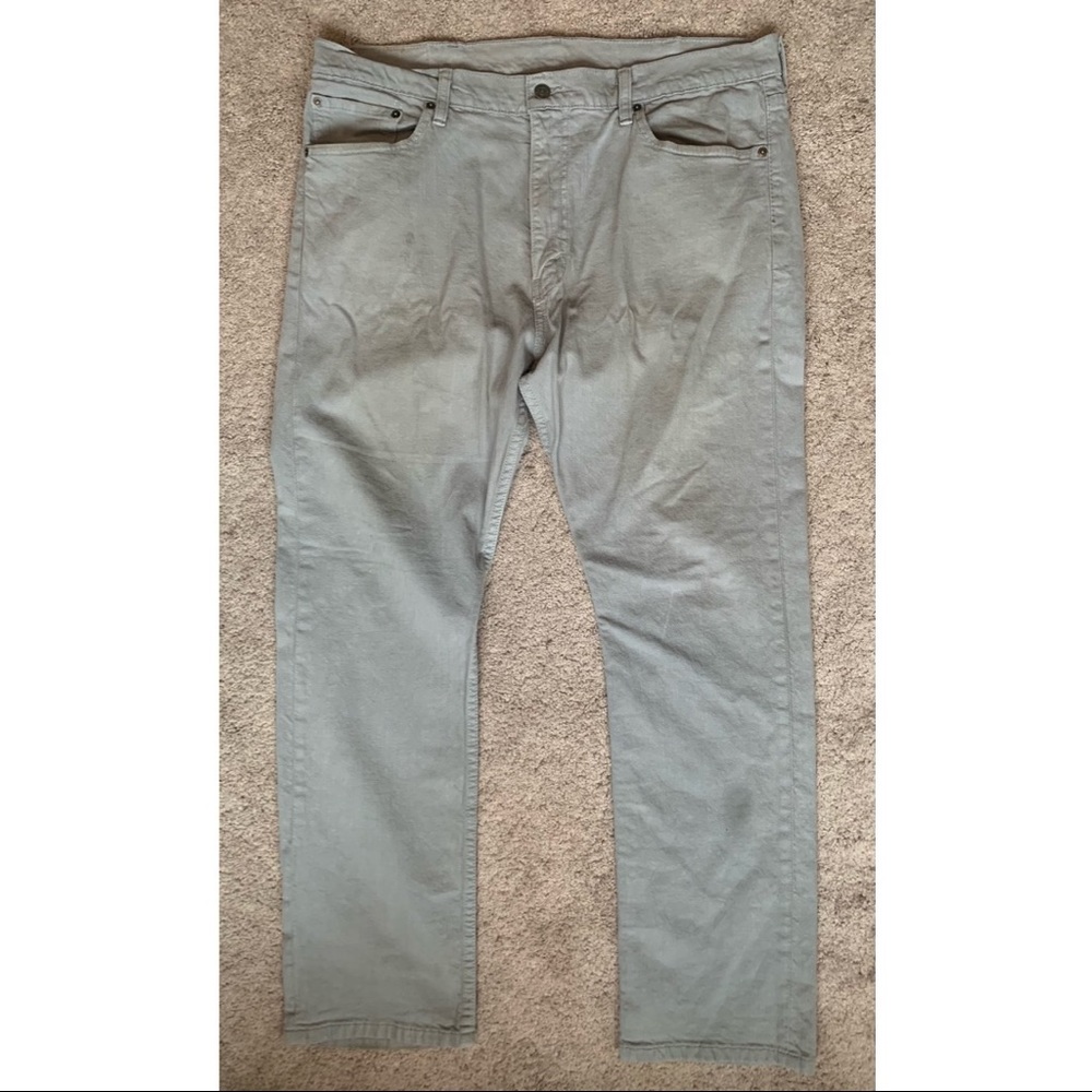 Levi’s light grey straight leg jeans W38 L30